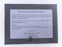 Load image into Gallery viewer, Sea Lily Scented Drawer Freshener 6 Pack