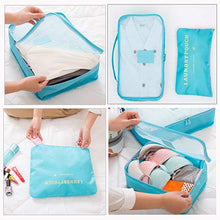 Load image into Gallery viewer, Luggage Organiser Cubes- 6 Piece Set