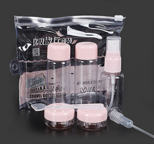 Load image into Gallery viewer, Travel Cosmetic Set & Carry Case - 7 Piece Set