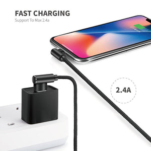 Angled Android and iPhone Charger