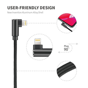 Angled Android and iPhone Charger