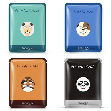 Nourishing Animal Facial Masks - Pack of 4