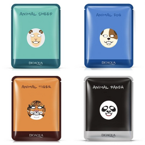 Nourishing Animal Facial Masks - Pack of 4