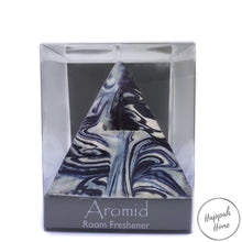 Load image into Gallery viewer, Black Iris Scented Decorative Marble Pyramid