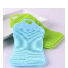 Load image into Gallery viewer, Silicone Sponge Kitchen Scrubber 2 Pack